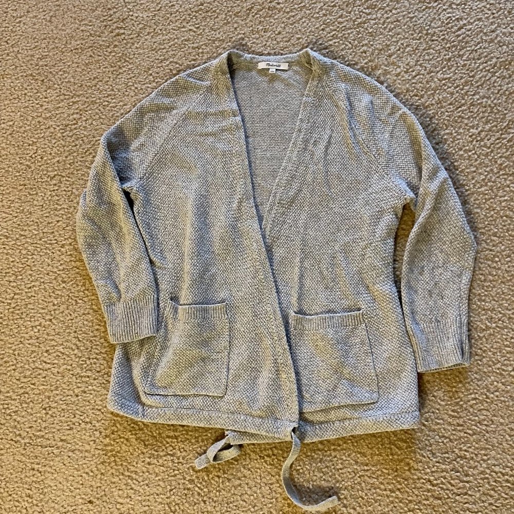 Madewell gray cardigan